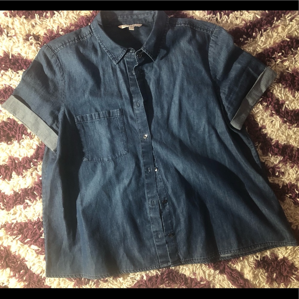 Blue jean shirt